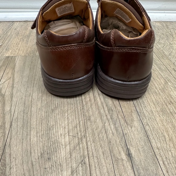 Dr. Comfort Annie Diabetic Brown Leather Contact Strap Sneakers Sz. 6 W - Picture 3 of 5